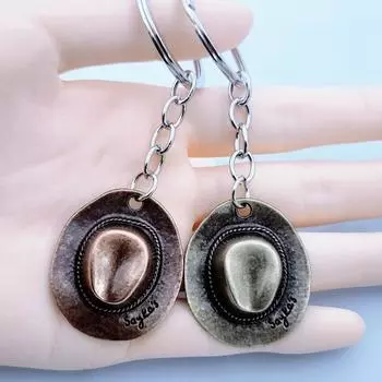 Творческий новый стиль западного ковбойского племени многоцветная ковбойская шляпа с рисунком коровы брелок с подвеской