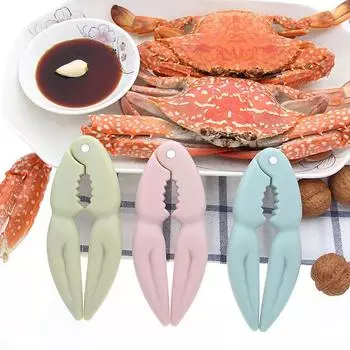 Creative Nordic Style Walnut Clip Nut Clip Kitchen Supplies Crab Pliers Multifunction Crab Crackers Clips Kitchen Tools Gadgets розовый