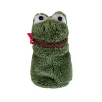 Creative Open Mouth Frog Coin Purse Wallet Funny Frog Earphone Bag Frog Plush Money Bag Gifts