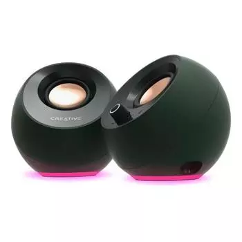 Creative Pebble Pro Alpine Green USB/Bluetooth/3,5 мм Pin 20 Вт RMS Пиковая выходная мощность 60 Вт USB Type-C/A SP-PBLPRO-GR