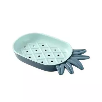 Creative Pineapple Shape Drain Soap Box Soap Storage Box Easy Clean Soap Dishes Holder Bathroom Supply Kitchen Accessories