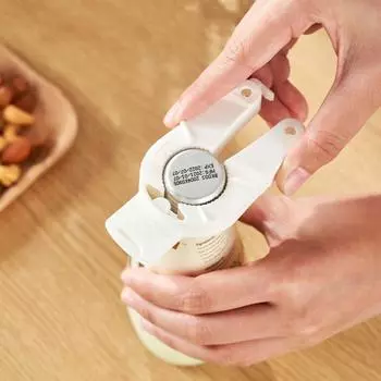 Creative Plastic Can Opener Multi-functional Manual Non-slip Canned Drink Kitchen Gadgets Bar Party Lady Portable Bottle Opener белый