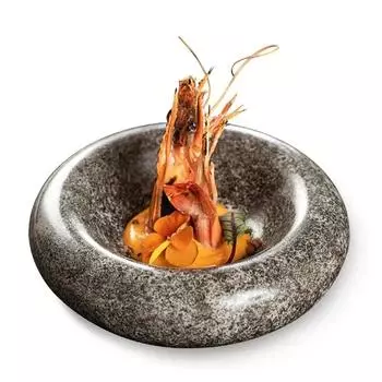 Creative Plate Ceramic dining plates Cold dish Featured tableware for high-end hotel clubs plate set Japanese Imagery Dish Plate