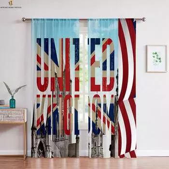 Creative Poster City Building 3d Printing Printing Curtains Suitable For Bedroom Kitchen Study Living Room Decorative Curtains W50xH130(CM)x2PCS&Grommet Top