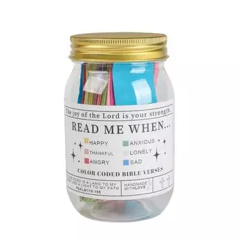 Creative Read Me When Bottle Emotions Feelings Christian Jar Cards Reading Christmas