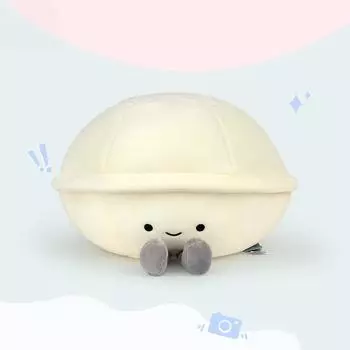 Creative Shell Diamond Ring Diamond Mini Doll Plush Toy Girls Valentine s Day Gift Sleeping Pillow Ornaments as shown