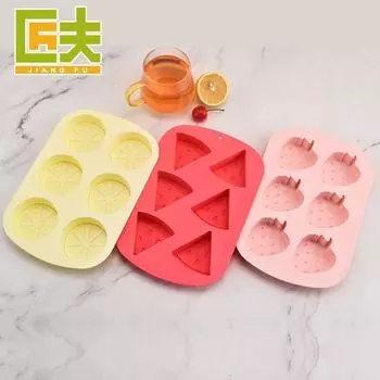 Creative Silicone 6 Ice Grid Household Ice Box Ice Making Mold Silicone Ice Block Mold Ice Block Box Ice Making Mold