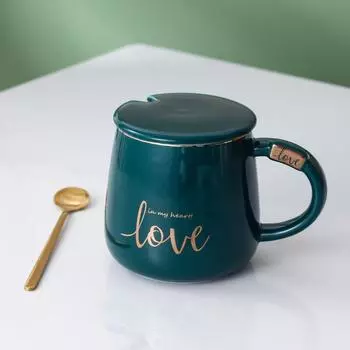 Creative Simple Fashion Ceramic Mug Office Gift Home Cup Coffee Cup Water Cup Couple Breakfast Cup 301-400ml