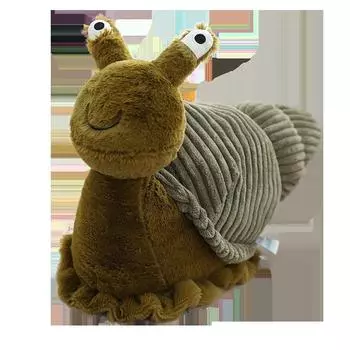 Creative Simulation Snail Doll Sea Animal Plush Toy Conch Small Snail Doll Children Soothing Rag Doll 28cm0.18kg