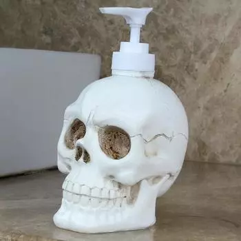Creative Skull Shape Shampoo Shower Gel Laundry Liquid Bottle, Fantasy Skull Shape Bottle Liquid Soap Bag Foam Soap Bottling