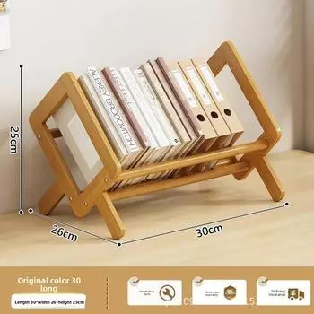Creative Small Bookshelf Office Desktop Bookshelf Bookcase Simple Bookstand Book Storage Finishing Shelf