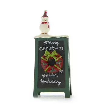 Creative Snowman Christmas Knot Billboard Mini Model Ornament Decor Gardening