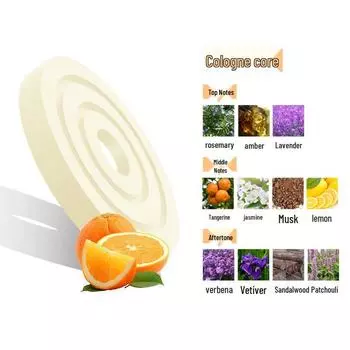 Creative Solar Double Ring Car Air Freshener Ornament