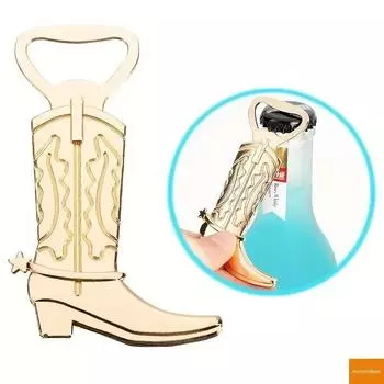 Creative Wedding Gift Small Bottle Opener Presents Gold Color Alloy Wedding Favors Beer Openers золотой