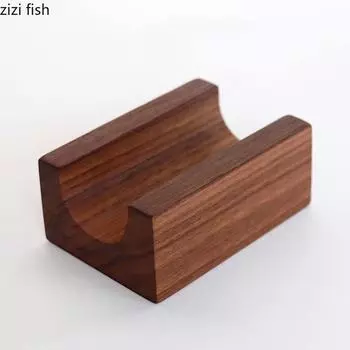 Creative Wooden Tableware Restaurant Sushi Holder Sea Urchin Base U-shaped Molecular Cuisine Specialty Japanese Tableware