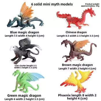 Creature Dinosaur Mini Figures Model Toy Set With Realistic Design For Play Kids DT Little Dragon Set