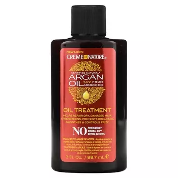 Creme Of Nature, натуральное аргановое масло, сертифицированное в Марокко, масляный уход, 3 жидких унции (88,7 мл)