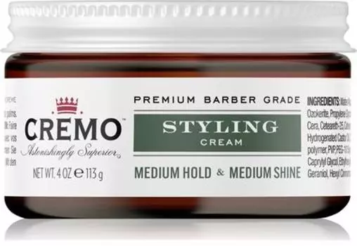 Cremo Hair Styling Cream Medium Styling Crme Hydratante Coiffante Pour Cheveux TU прозрачный