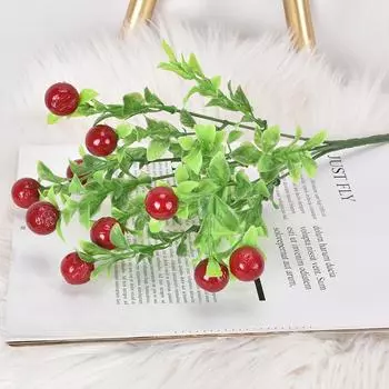 Crenata Artificial Ardisia Sims Home Office Hotel Restaurant Decoration Flowers Five