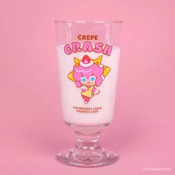 [Crepe Crash] Бокал для печенья со вкусом клубники и блинов