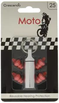 CRESCENDO Ear Plugs for Watchers Ear Protectors Moto 25 Racers/Race