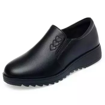 Cresfimix Botas De Mujer женские модные круглые носки высокого качества черные короткие ботильоны из искусственной кожи женские весенне-осенние туфли A1420 35