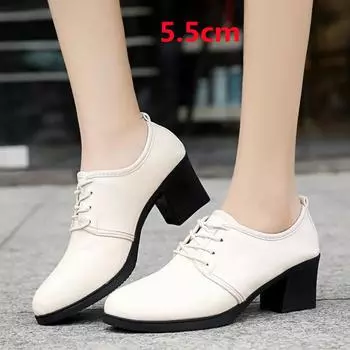 Cresfimix Botas Femininas женские классные высококачественные бежевые ботинки из искусственной кожи на шнуровке для осени, классические зимние ботинки для леди A9293 35