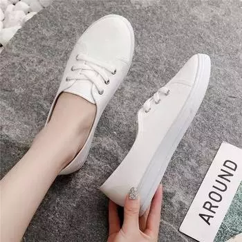 Cresfimix Fashion Sweet Height Increased Anti Skid Comfort Student School Shoes Women Casual Spring Summer Shoes Zapatos A909 35