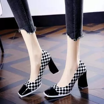 Cresfimix Femmes Talons Hauts женские модные туфли с круглым носком из высококачественной зеленой искусственной кожи на высоком каблуке, симпатичные удобные туфли A208 34