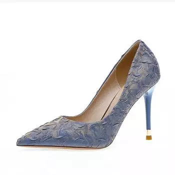 Cresfimix Mujeres Tacones Altos женские модные милые легкие фиолетовые туфли на высоком каблуке женские повседневные весенние офисные туфли-лодочки a211 35