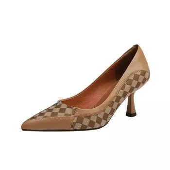 Cresfimix Sapatos Femininas Women Classic Pointed Toe Stiletto Heels Lady Cute Swet Comfort Spring & Summer Heel Shoes A443 35