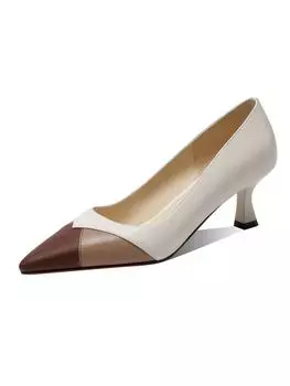Cresfimix Sapatos Femininas Женская мода Легкие многоцветные удобные туфли на шпильке для весны и лета A1469 35