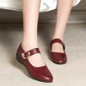 Cresfimix Sapatos Femininas женские классические черные туфли из искусственной кожи высокого качества легкие туфли на плоской подошве женские модные милые туфли на плоской подошве A9680 35