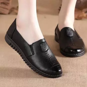 Cresfimix Sapatos Femininas женские классические легкие нескользящие туфли на плоской подошве с круглым носком для весны и лета, женские повседневные лоферы A9686 35