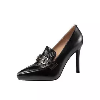 Cresfimix Sapatos Femininas женские милые высококачественные черные туфли на шпильках для вечеринок, коричневые сексуальные туфли на высоком каблуке A398 34