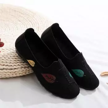 Cresfimix Sapatos Femininas женские модные дышащие легкие нескользящие танцевальные туфли на плоской подошве женские туфли больших размеров без застежек A78 35