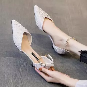 Cresfimix Sapatos Femininas женские модные туфли на шпильках 3 см для лета, повседневные черные офисные туфли с полой пряжкой на ремешке A9384 34