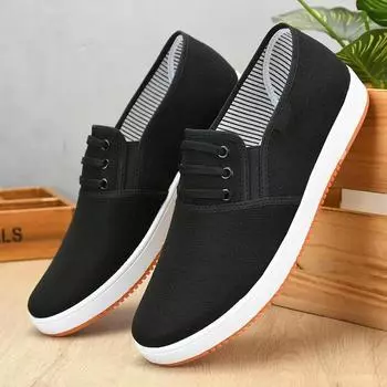 Cresfimix sapatos femininas женские повседневные нескользящие черные парусиновые туфли без застежек женские модные удобные летние синие мокасины a1184 36