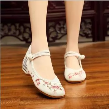 Cresfimix zapato tacon женские повседневные высококачественные туфли на плоской подошве с вышивкой для танцев женские модные милые балетки a6184h 34