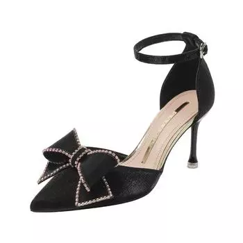 Cresfimix Zapatos De Mujer Женская мода Легкая обувь с галстуком-бабочкой Высококачественные туфли Женские повседневные сексуальные туфли для вечеринок и ночных клубов A270 35