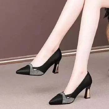 Cresfimix Zapatos De Mujer женские туфли больших размеров сексуальные темно-синие удобные туфли с пряжкой на высоком каблуке женские летние туфли на каблуках для вечеринок A1151 35