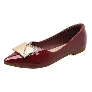 Cresfimix Zapatos De Mujer женские классические высококачественные офисные мокасины на плоской подошве женские удобные весенние красные туфли на плоской подошве A9176 35