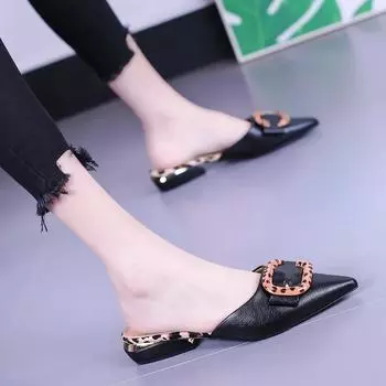 Cresfimix Zapatos De Mujer женские милые легкие черные туфли с острым носком на квадратном каблуке без застежек женские повседневные удобные туфли-лодочки A1153 35