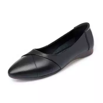 Cresfimix Zapatos De Mujer женские милые легкие черные туфли из искусственной кожи без застежек для офиса женские классические винно-красные мокасины A1455 35