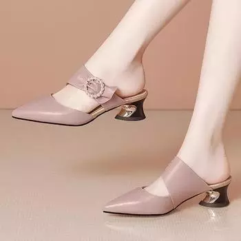 Cresfimix Zapatos De Mujer женские милые люксовые брендовые туфли высокого качества на квадратном каблуке с застежкой-молнией женские модные удобные летние туфли-лодочки A1368 35