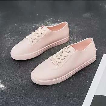 Cresfimix Zapatos De Mujer женские милые розовые легкие нескользящие резиновые водонепроницаемые дождевые туфли женские модные белые туфли A623 36