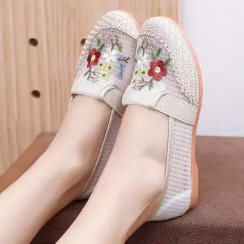 Cresfimix Zapatos De Mujer женские модные бежевые туфли высокого качества с круглым носком для танцев, повседневные розовые туфли A576 35
