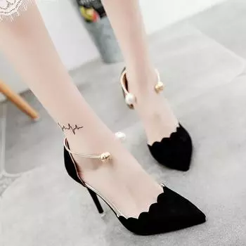 Cresfimix Zapatos De Mujer женские модные черные туфли на шпильках для ночного клуба женские милые розовые красные офисные туфли на высоком каблуке A9386b 34