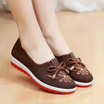 Cresfimix zapatos de mujer женские повседневные весенне-летние туфли-лоферы без застежек женские милые удобные мягкие туфли на плоской подошве обувь для отдыха a2386 35