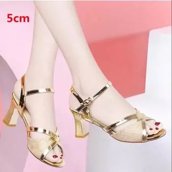 Cresfimix Zapatos De Mujer женские сексуальные туфли на высоком каблуке для вечеринок и ночных клубов для летних свадебных леди высококачественные золотистые каблуки A9539 35
